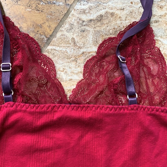 DKNY sexy raspberry/tan soft cotton blend nightie - Picture 10 of 10